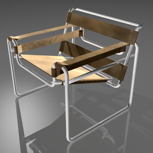 Wassily Chair 1925  Model B3 chair preview image